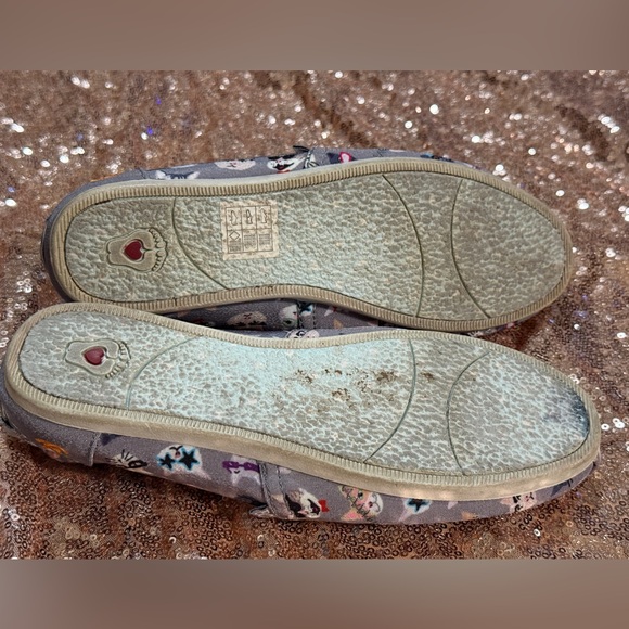 Skechers BOBS Gray Slip-On Shoes - Picture 6 of 8